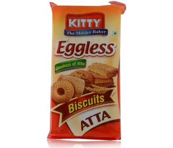 KITTYS EGGLESS ATTA BISCUITS